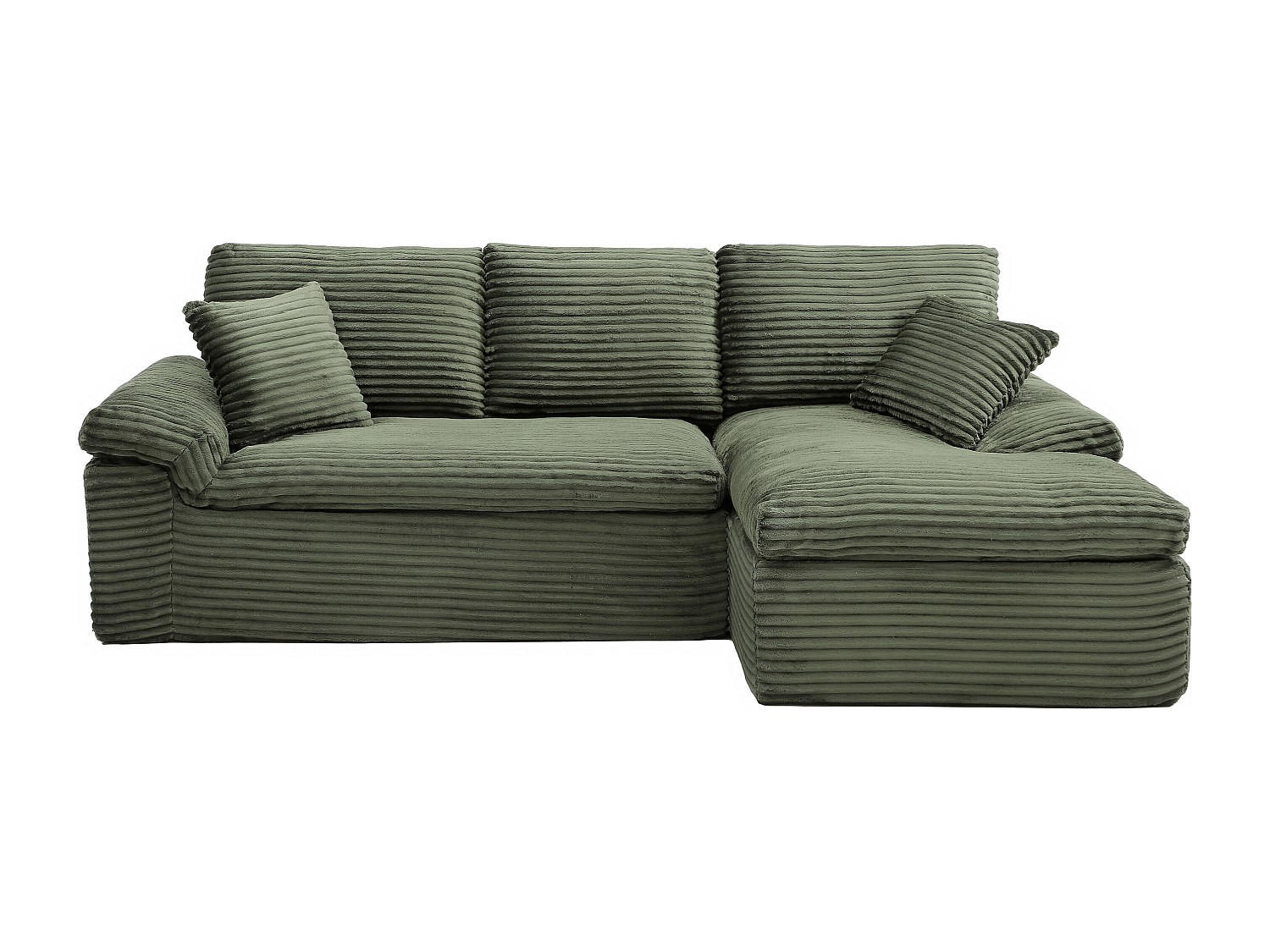 Vente-Unique Sofa Schlamm 246x101 cm
