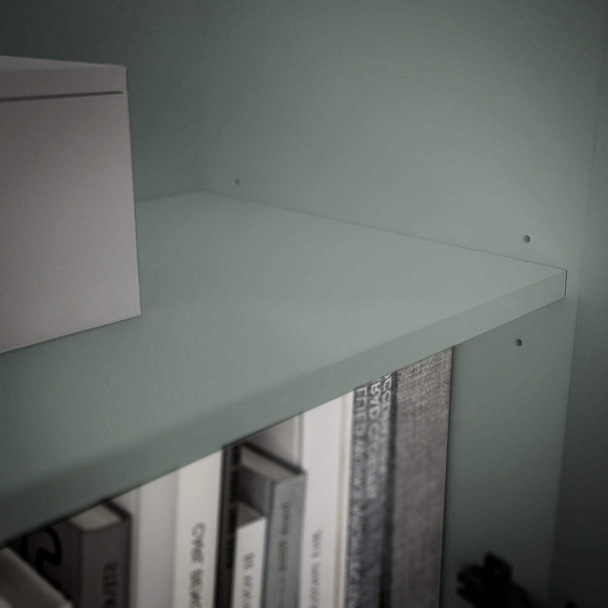 HIGHBOARD - Salbei - Salbeigrün/Schwarz, Holzwerkstoff/Metall (101/125/38cm) - home24