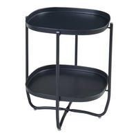 TABLETTTISCH Sandefjord - Schwarz, Metall (46/46/57.5cm) - [en.casa]