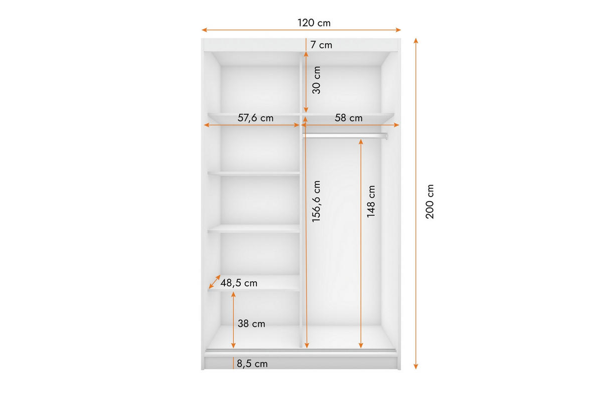 JUGENDZIMMER-SET TILL 05 3-teilig in Eiche Sonoma / Weiß matt - Eichefarben/Weiß, Holzwerkstoff (330/200/61cm) - Deine Möbel 24