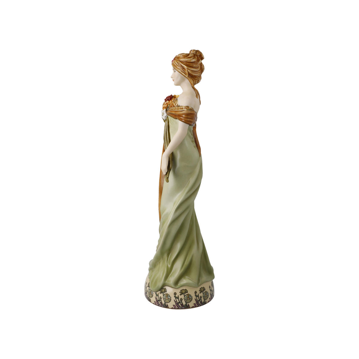 DEKOFIGUR Alphonse Mucha - Frühling 1900, Porzellan, Bunt, Limited Edition, 32.5 cm - Multicolor, Keramik (9.5/32.5/10cm) - Goebel