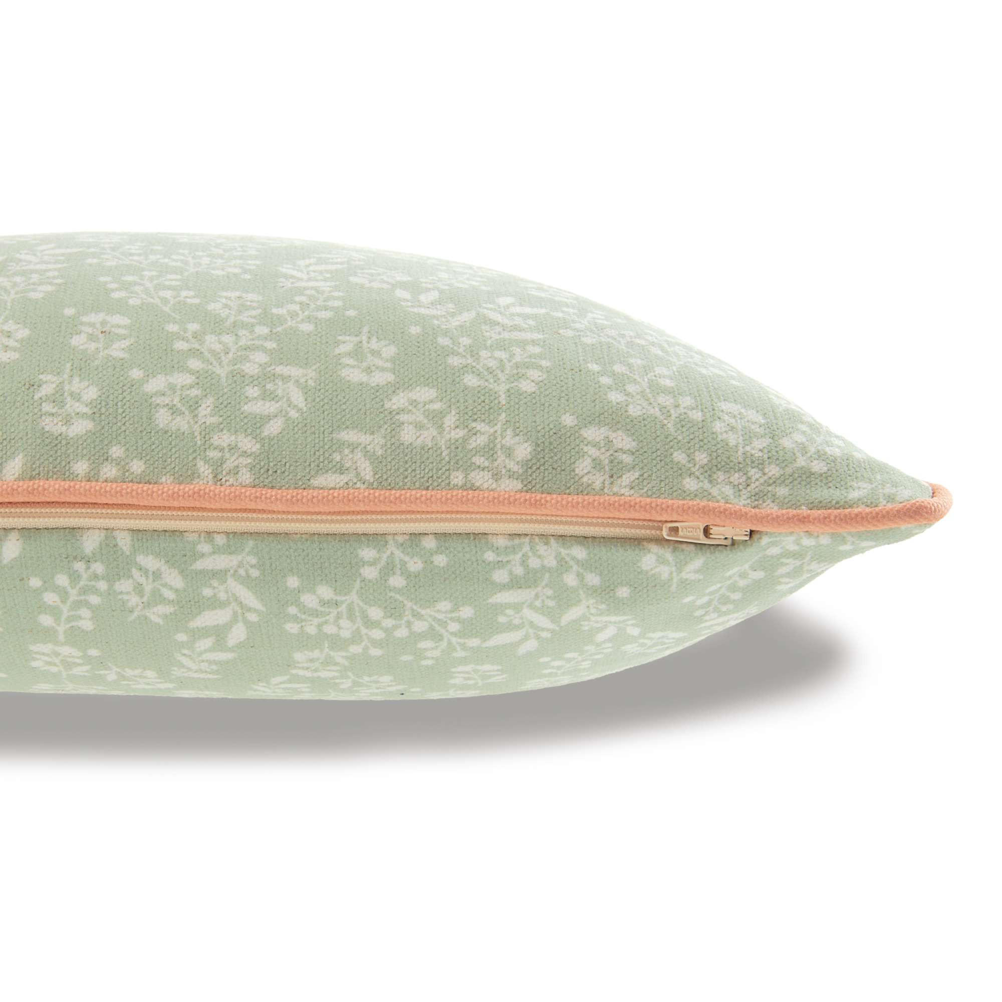 ZIERKISSENHÜLLE BLOOM - Grün, Textil (45/45cm) - Tom Tailor