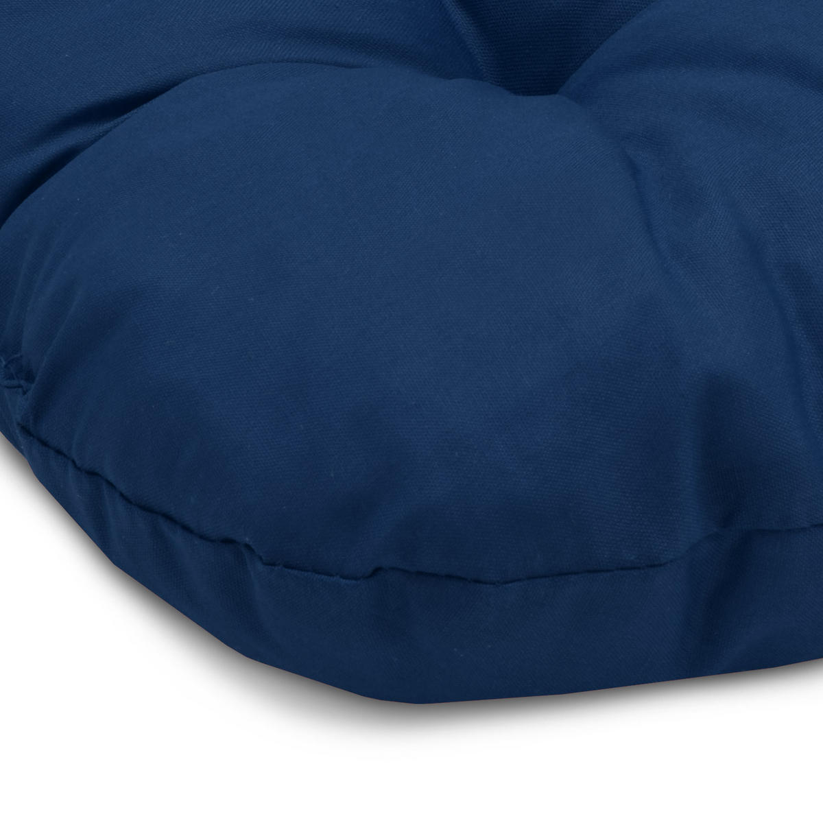 STUHLKISSEN Lisa 40/40/8 cm Dunkelblau 4tlg - Dunkelblau, Textil (40/40cm) - Beautissu 