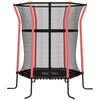 KINDER Trampolin Ø163,5 cm, Indoor Trampolin, Kindertrampolin bis 50 kg Rot - Rot, Kunststoff/Metall (163.5/163.5cm) - HOMCOM