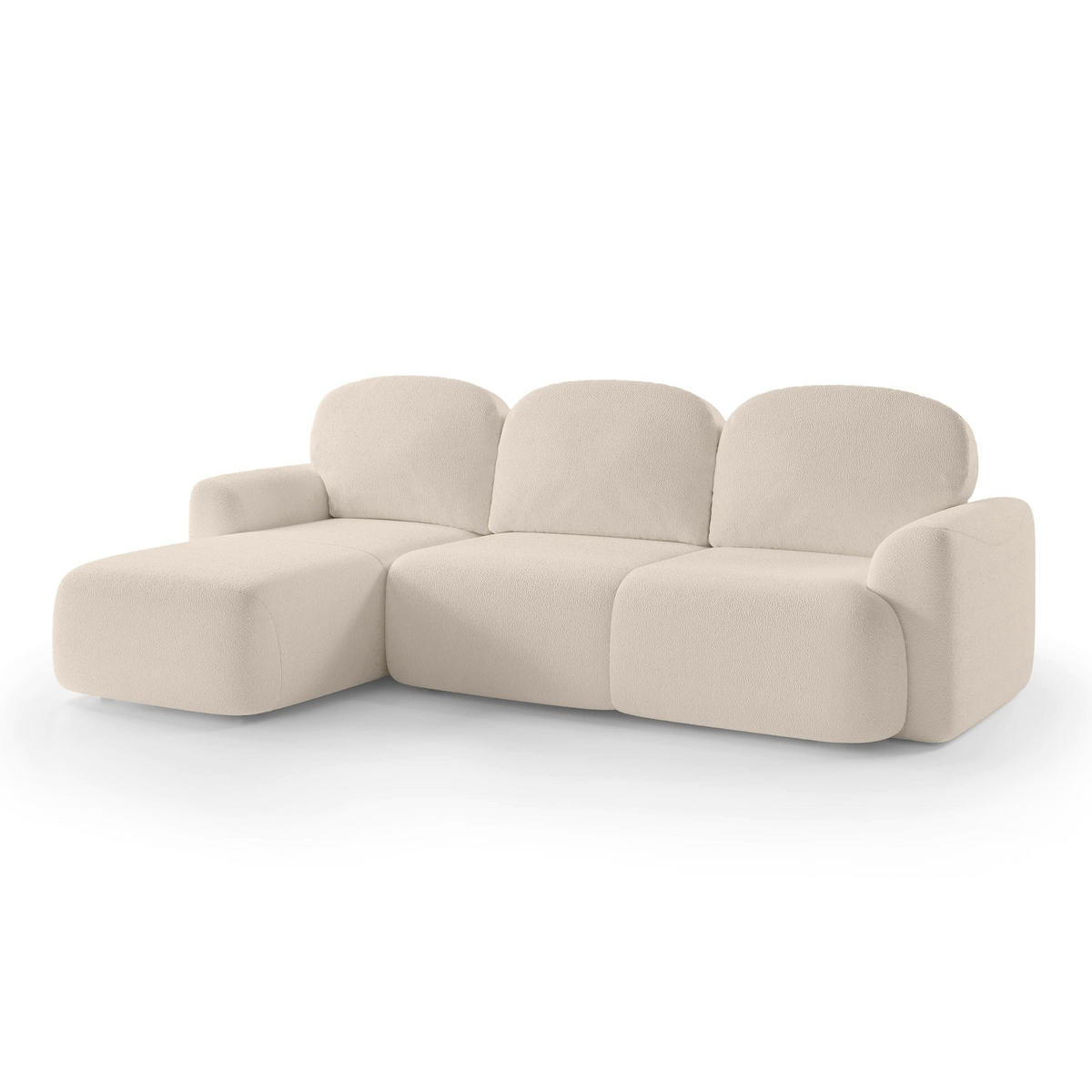 ECKSOFA Bulu Multicolor - Multicolor, Textil (260/95/163cm) - Pillovely