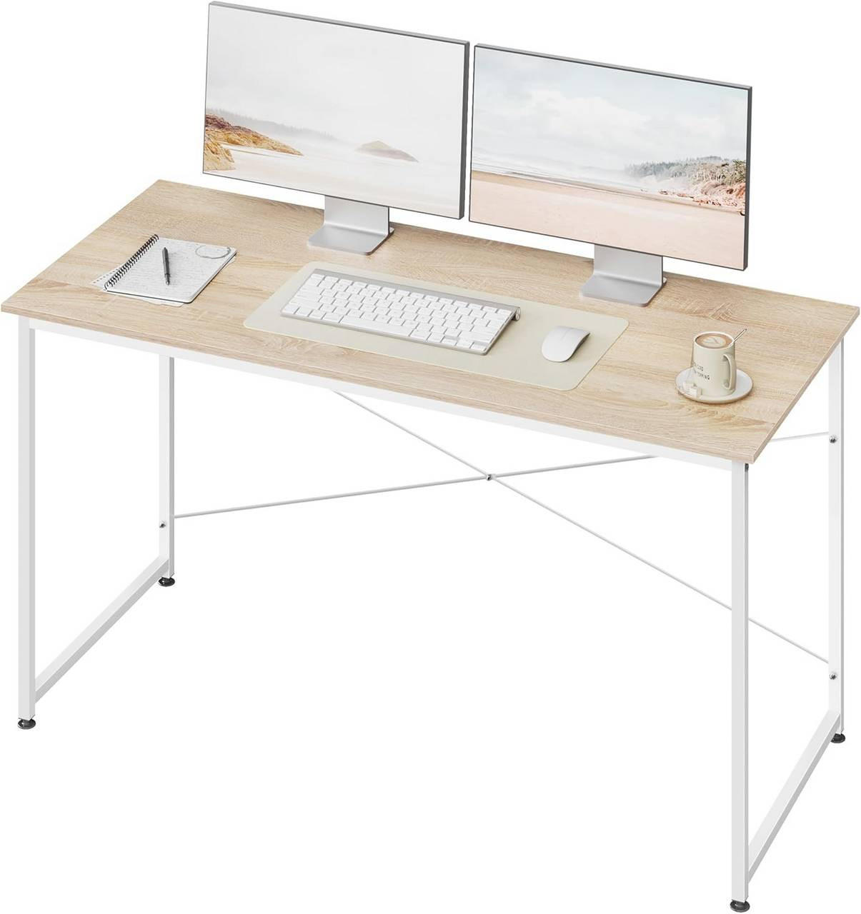 Woltu Schreibtisch Eiche 140x75x60 cm