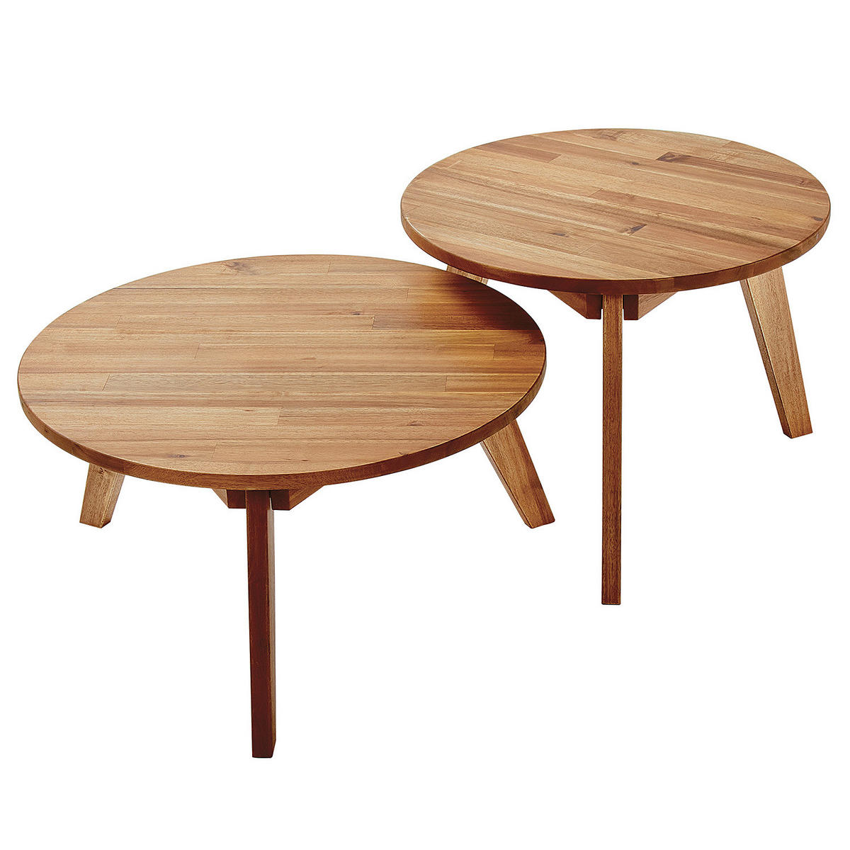 BEISTELLTISCH Rope Island - Braun, Holz (57/57/30cm) - BUTLERS