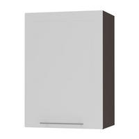 KÜCHENHÄNGESCHRANK Kvantum W2/50 Weiß Matt / Lava Matt 50 / 32,5 / 72cm - Dunkelgrau/Weiß, Holz/Holzwerkstoff (50/72/32.5cm) - Feldmann-Wohnen