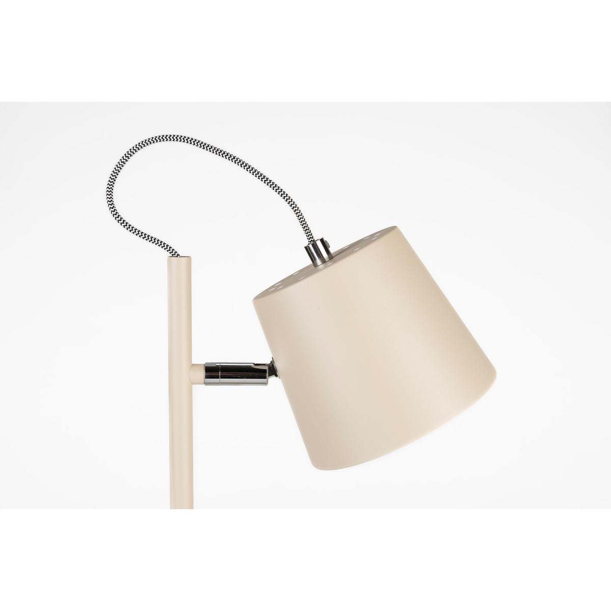 TISCHLAMPE Buckle Head Beige - Beige, Metall (25/25/50cm) - Zuiver
