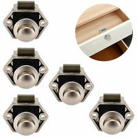 SCHRANKKNOPF 5er-Set - Multicolor, Metall (1.5/3/1.5cm)