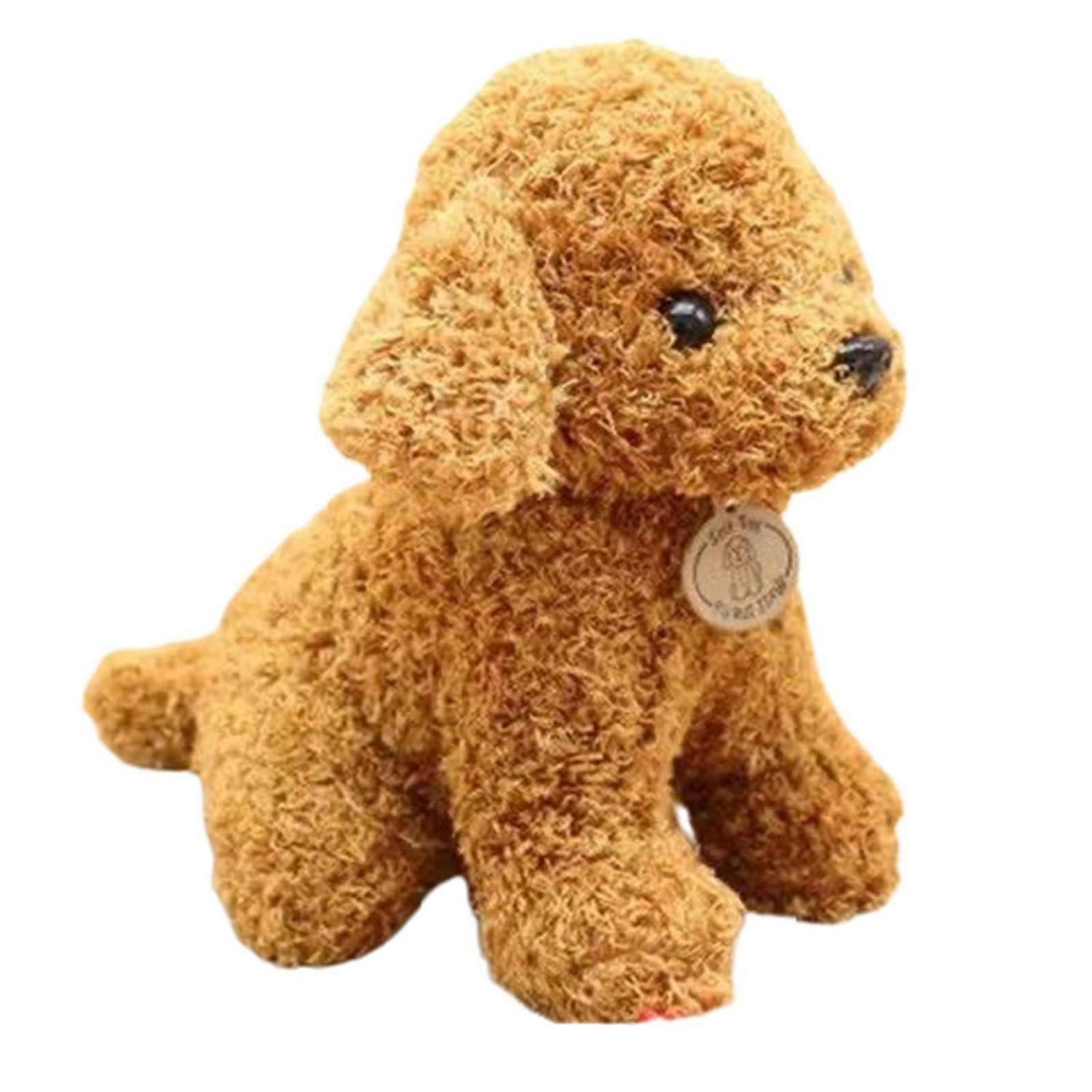 KUSCHELTIER Hund 20 cm Hellbraun - Braun, Textil (10/20cm)