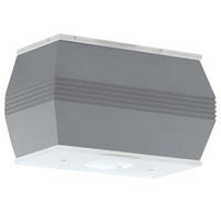 LED AUSSEN-WANDLEUCHTE Aluminium Silber - Silberfarben, Glas (9.5/11.5/18cm)