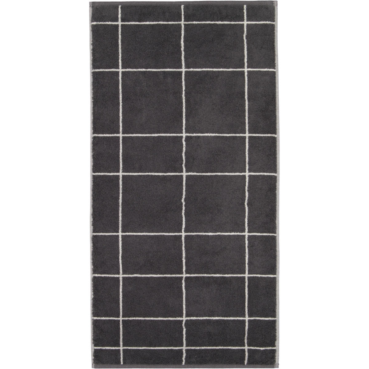 HANDTUCH ATELIER LINES 6240 BASALT - 77 - Grau, Textil (50/100cm) - Cawoe