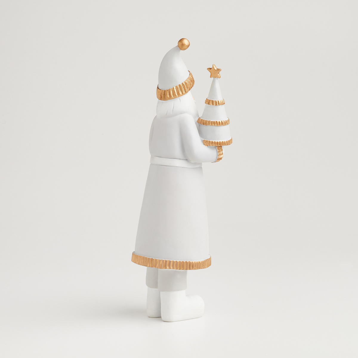 FIGURINE Mikulas - Hellgrau, Kunststoff (12/38/14cm) - home&you