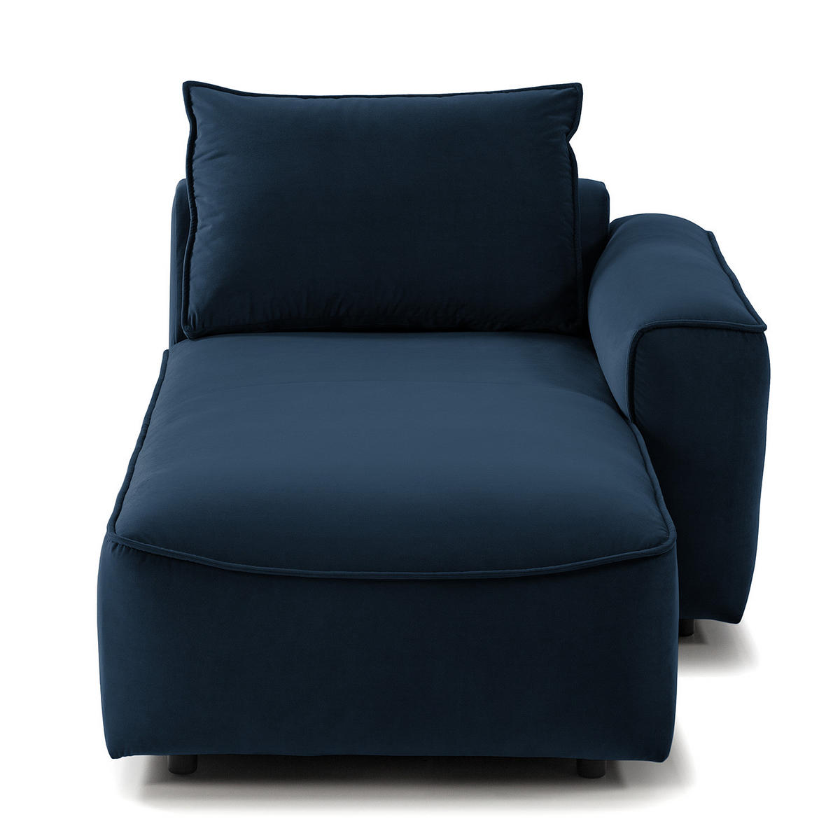 MODULLONGCHAIR - Dunkelgrau, Holz/Textil (170/82/105cm) - home24