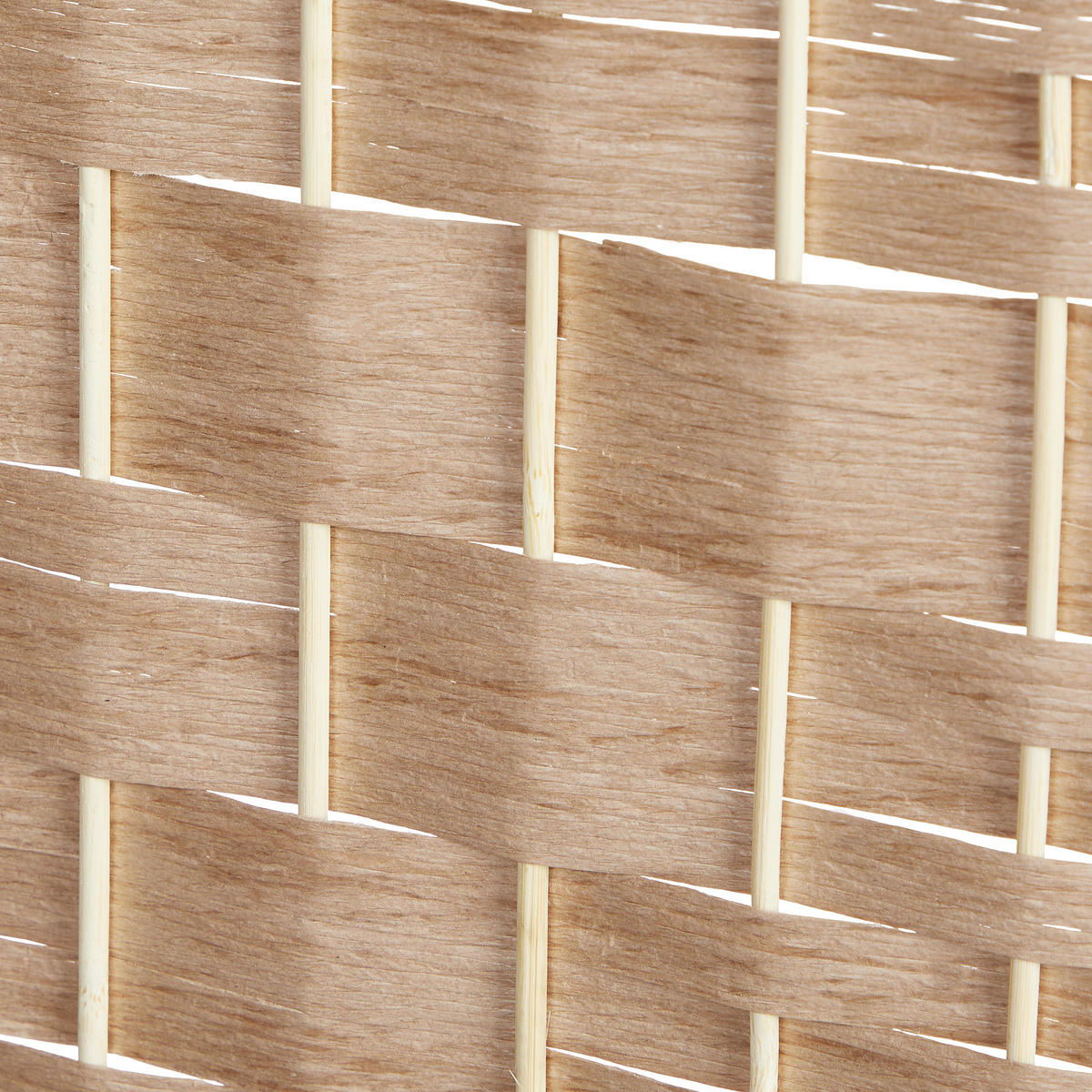 PARAVENT - Hellbraun, Holz/Papier (120/170/2cm) - Relaxdays