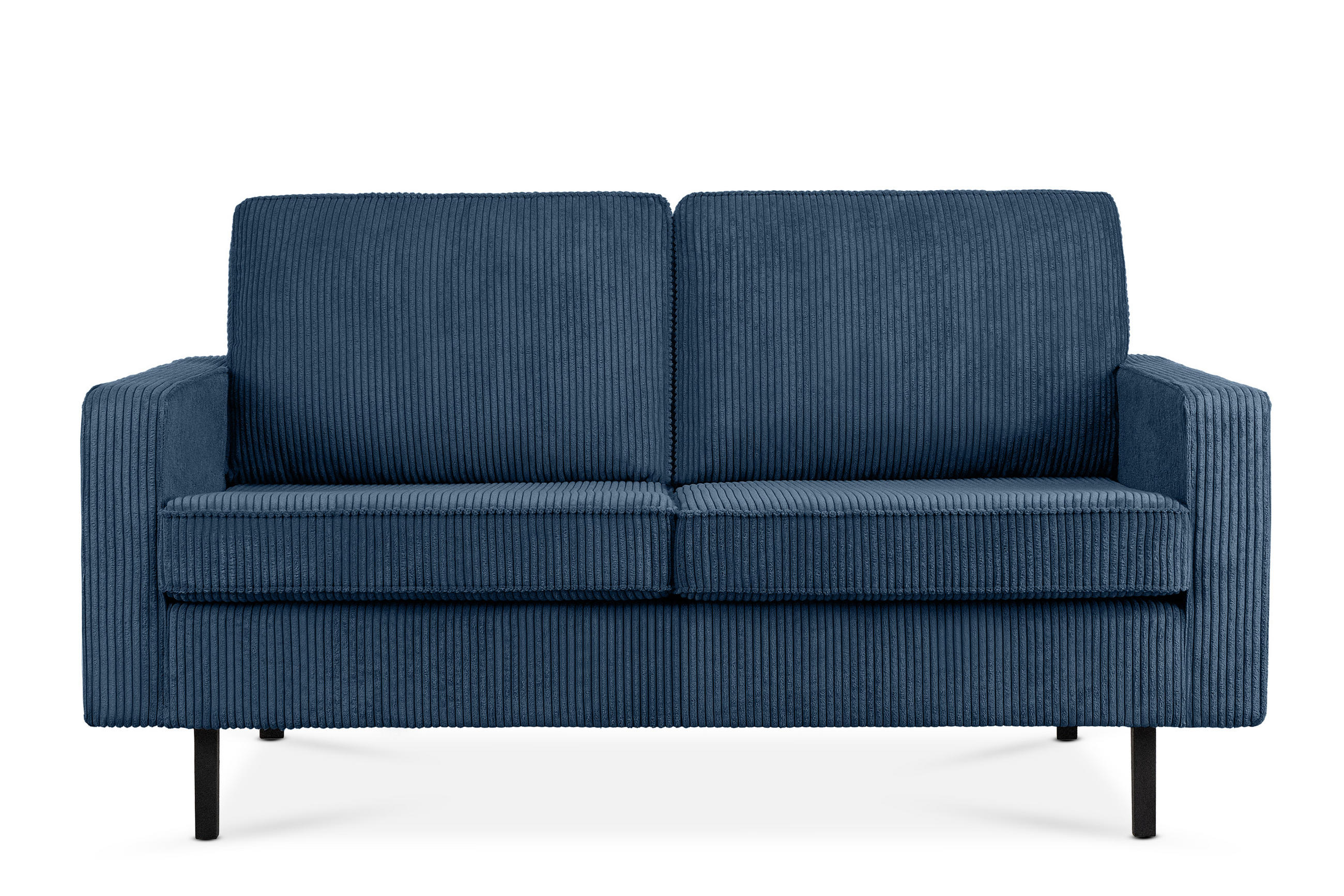 Konsimo® 2-Sitzer-Sofa Dunkelblau 164x87x98 cm