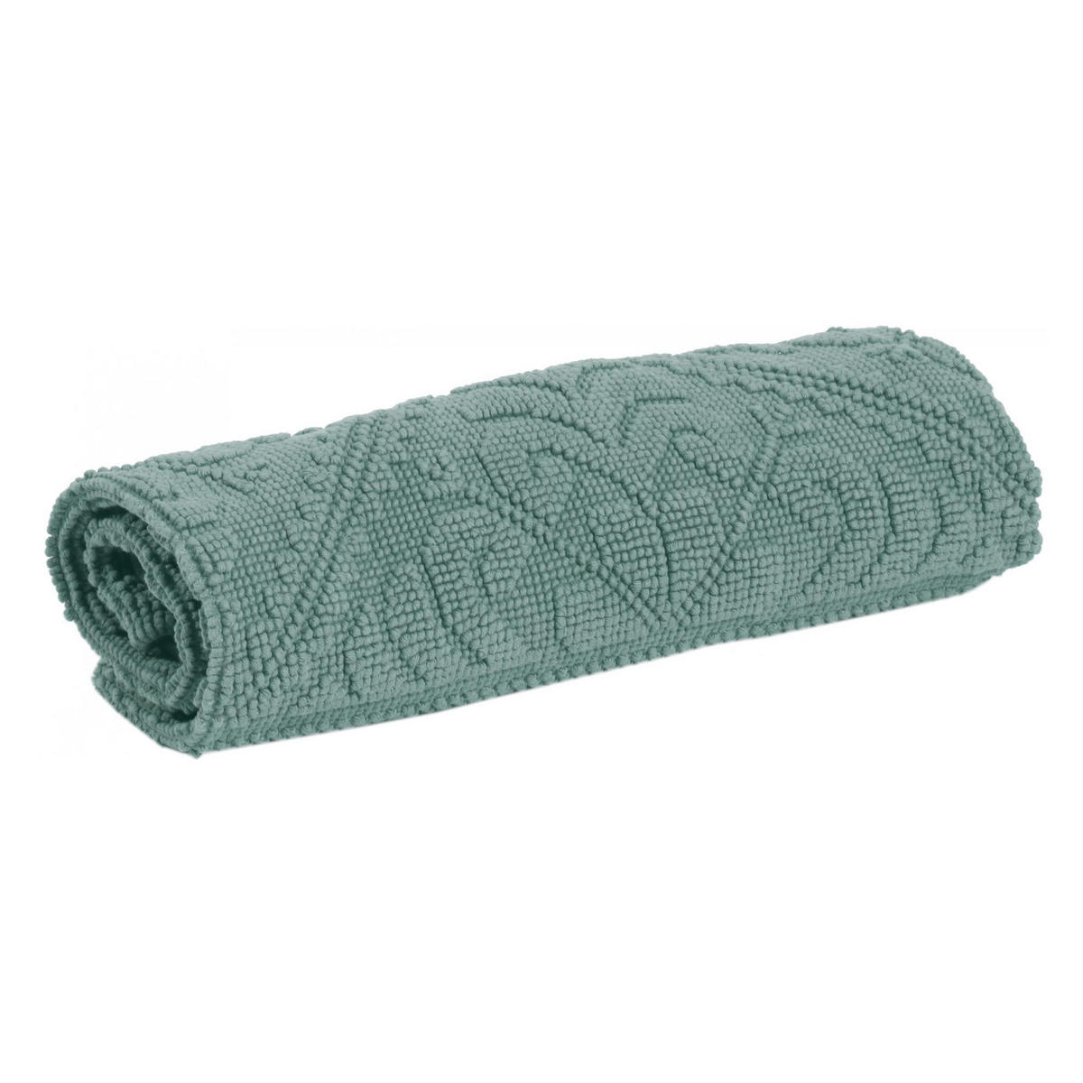 BADEMATTE Enzo graugrün 54 x 64 cm - Grün, Textil (54/64cm) - Vivaraise