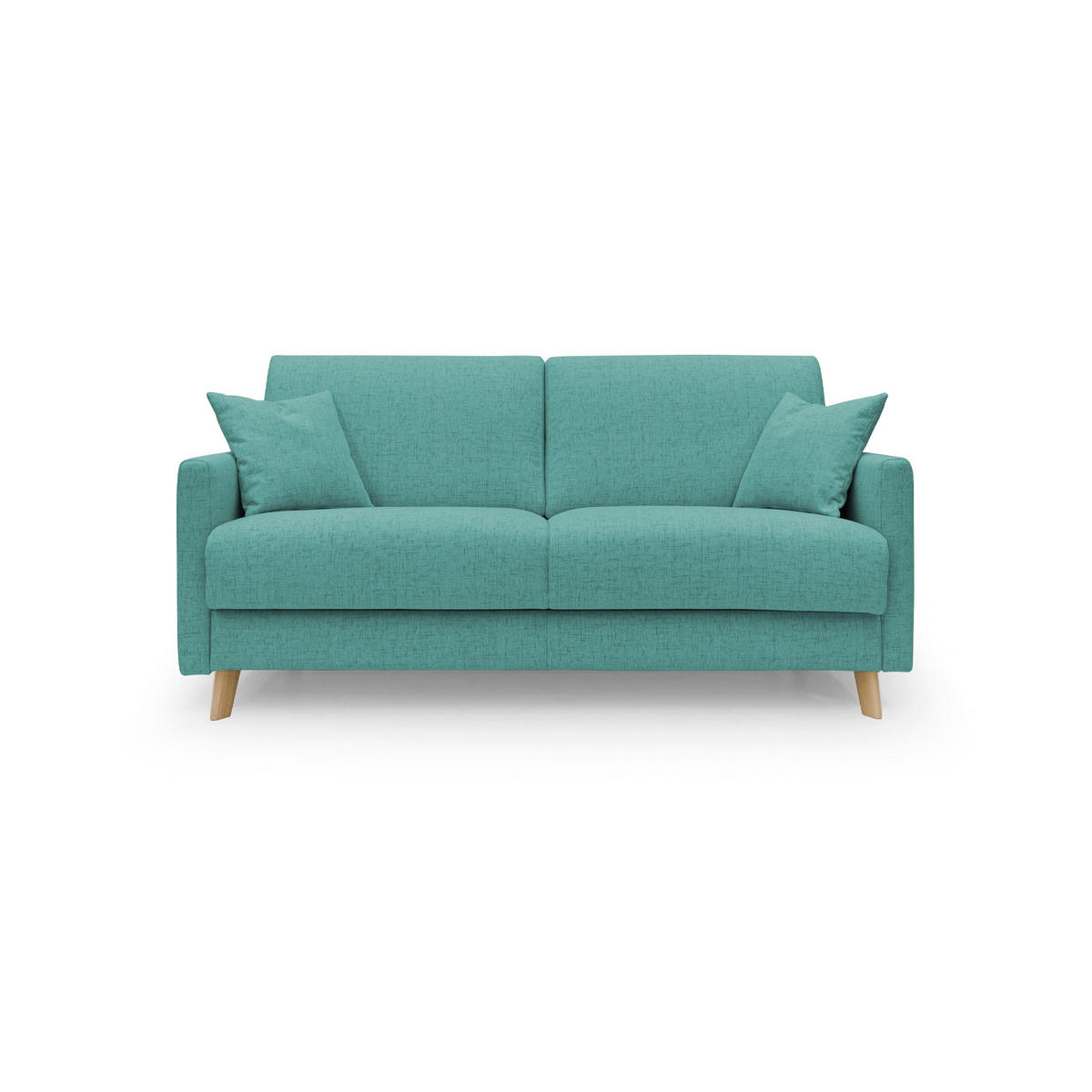 SCHLAFSOFA Edgar - Grün, Textil (200/94/97cm) - Divani.store