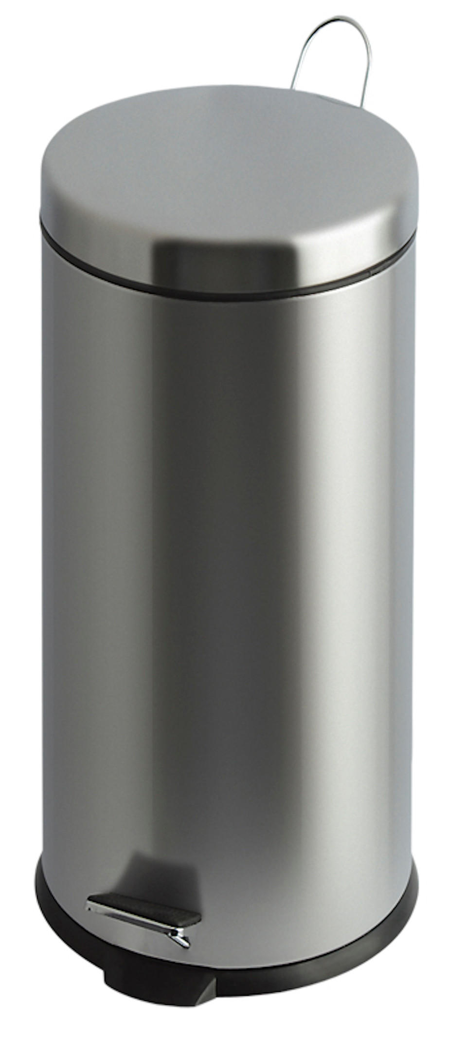 Proregal Mülleimer Silber 33x64x30 cm