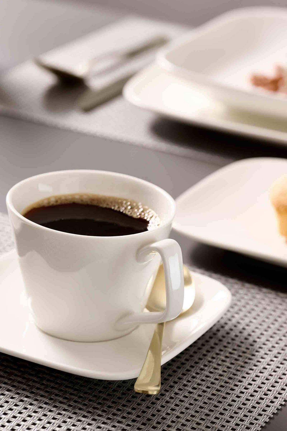 KAFFEESERVICE Arena weiß 18er Set - Weiß, Keramik (1/1/1cm) - Ritzenhoff Breker