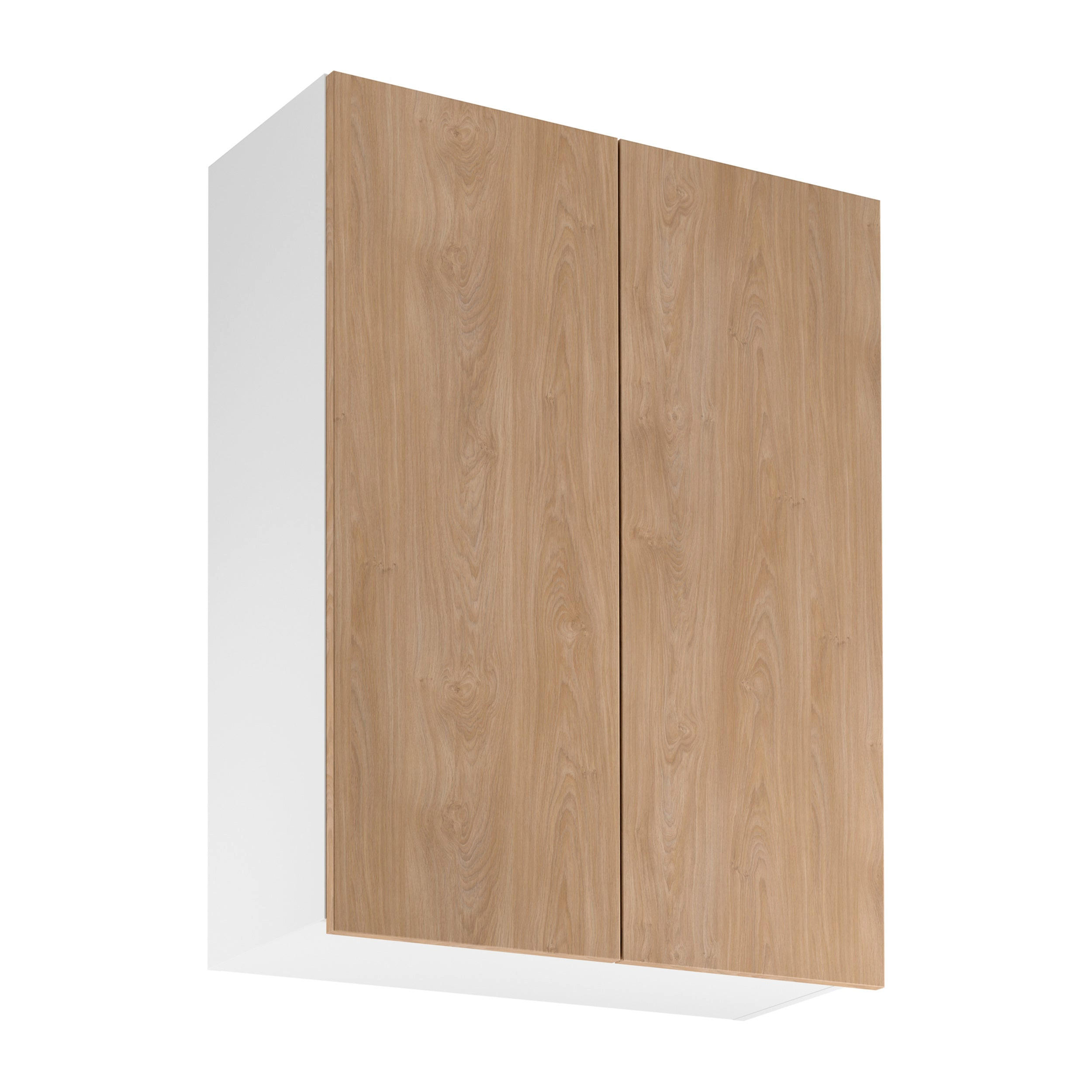 HÄNGESCHRANK G80 – Sorento Weiß Sonoma Eiche – Weiß / Sonoma Eiche - Weiß/Sonoma Eiche, Holzwerkstoff (80/100/32cm) - ROYAL24_MARKT