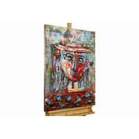 METALLBILD Grau 60/90 cm - Multicolor, Metall (60/90cm) - KUNSTLOFT