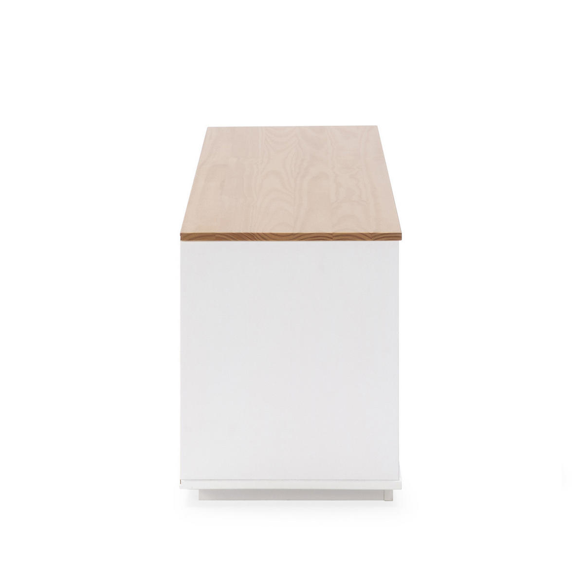 TV-ELEMENT Bob 2 Türen weiß - Weiß, Holz (140/49/40cm) - VS Venta-stock