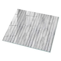 GLASPLATTE 80x60 cm – Holzstruktur - Braun, Glas (0.4/80/60cm) - ArtPrintCave
