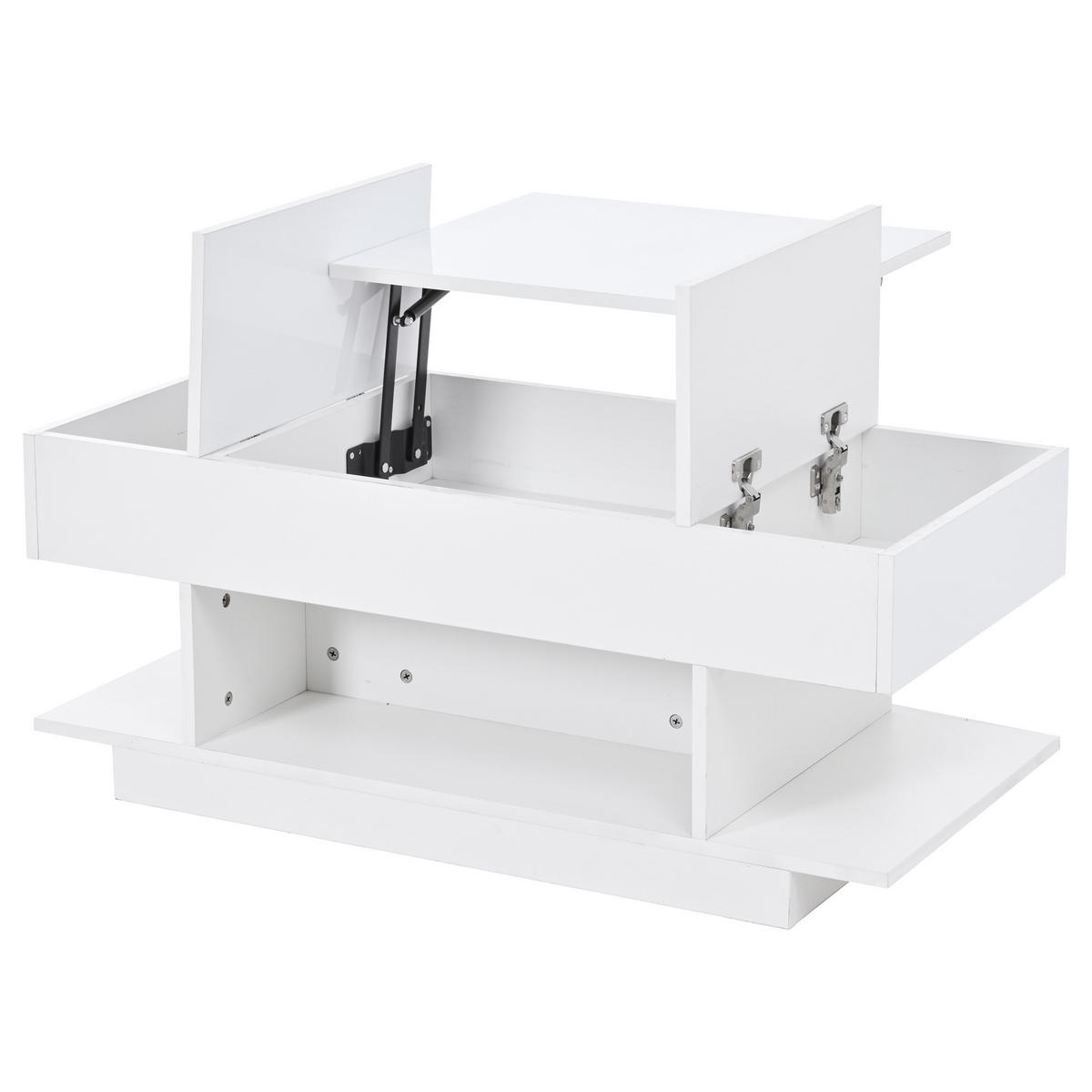 COUCHTISCH Weiß 98/45/40 cm - Weiß, Holzwerkstoff (45/98/40cm) - PANGIVO