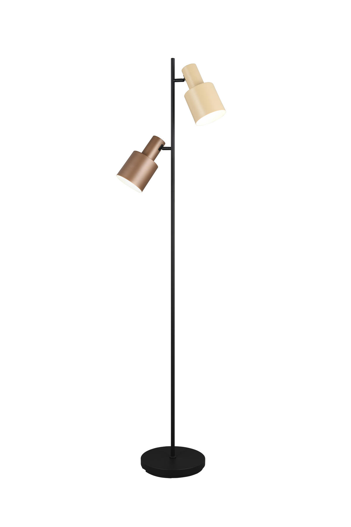 STEHLAMPE AGUDO - - 0/0/161 cm - Schwarz, Metall (48/48/161cm) - Trio Leuchten