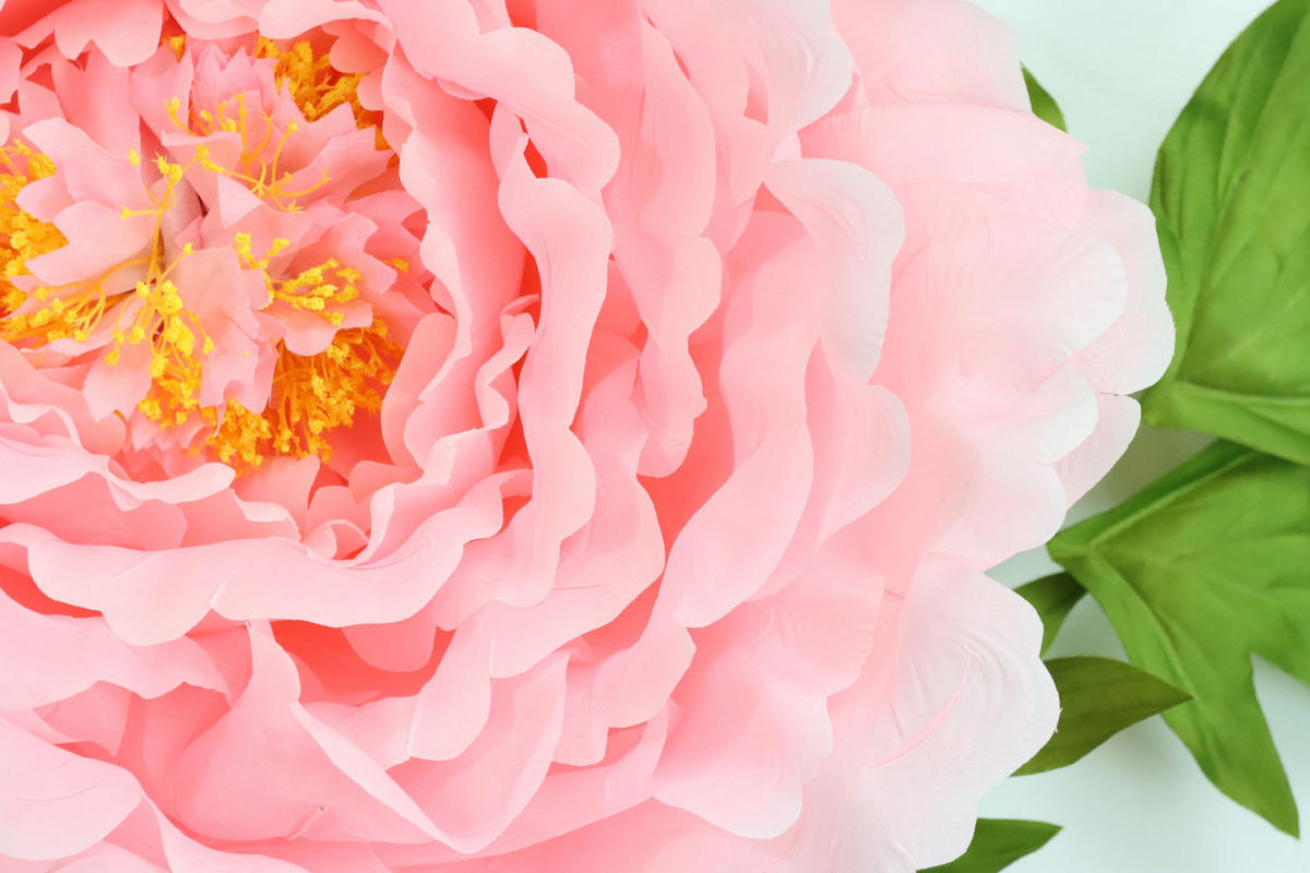 RIESENBLUME Zierrose rosa - Rosa, Kunststoff (130cm) - FURNARO