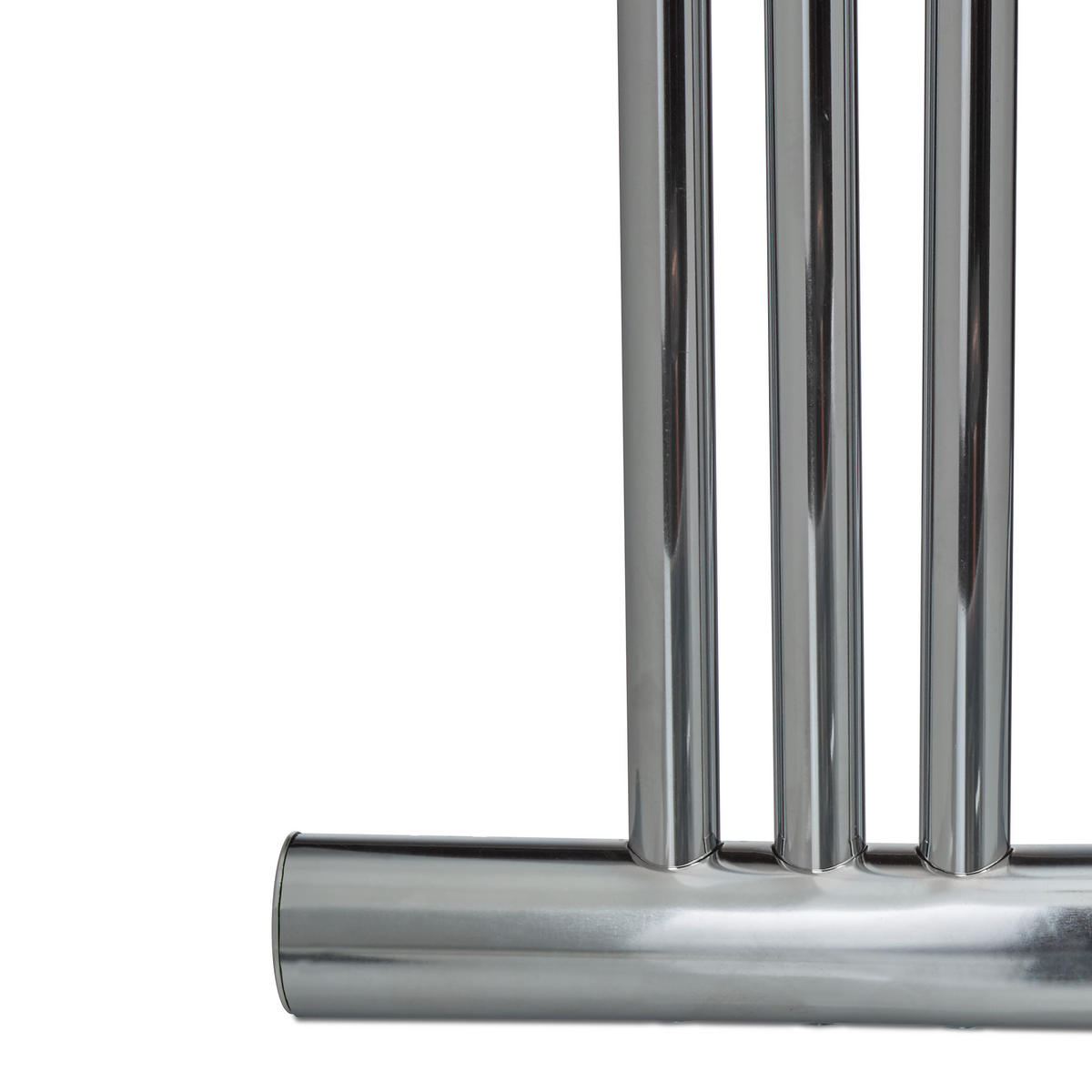 HANDTUCHSTÄNDER - Silberfarben, Metall (66/85/20cm) - Relaxdays