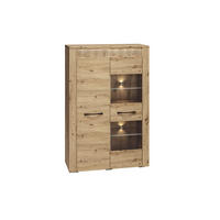 HIGHBOARD Artis Artisan Eiche 92 / 40 / 140cm - Eiche Artisan/Braun, Holz/Holzwerkstoff (92/140/40cm) - Feldmann-Wohnen
