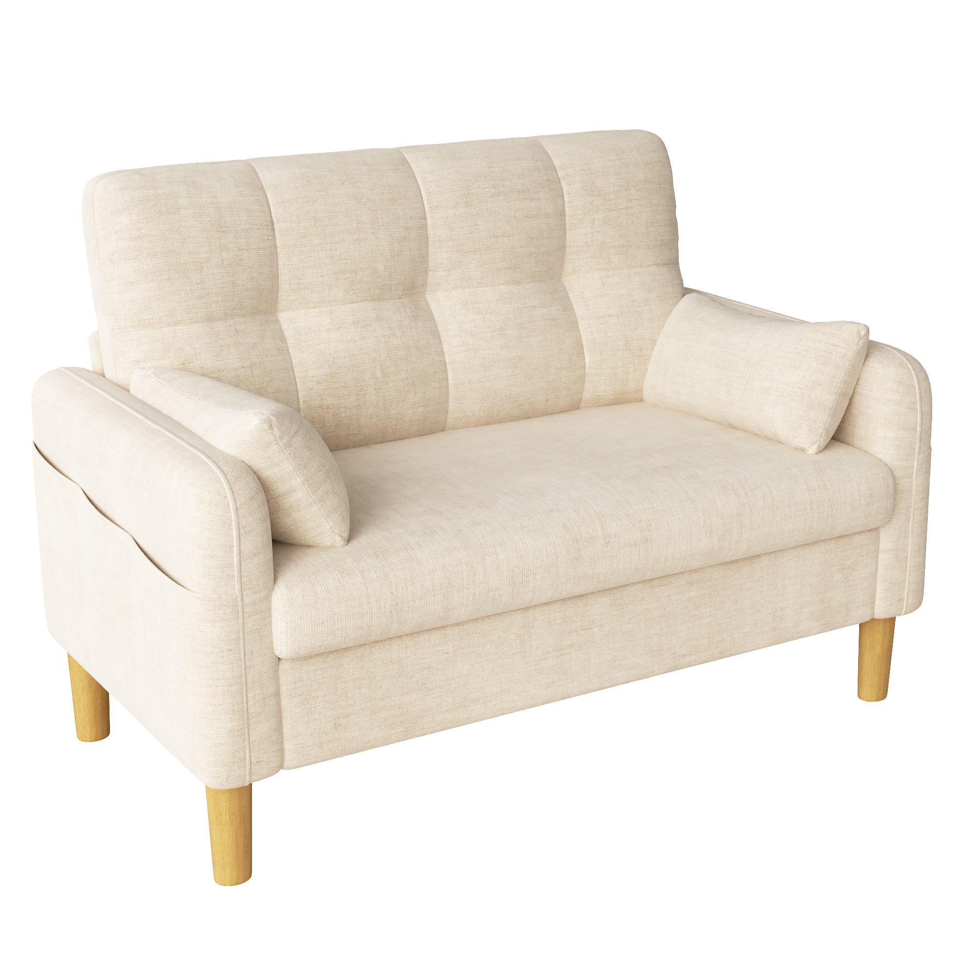 ComfortXL 2-Sitzer-Sofa Beige 119x85x78 cm