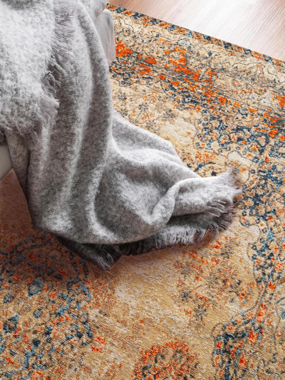 FLACHGEWEBETEPPICH Stay Multicolor 115x180 cm - Multicolor, Textil (115/180cm) - benuta Pop