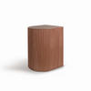HOCKER Duna mit Stauraum - Walnussfarben, Holz (35/45/32.8cm) - Woodendot