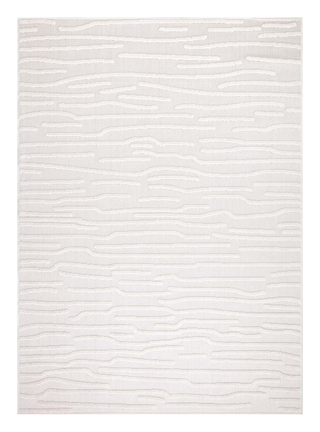 OUTDOOR-TEPPICH Santorini 450 Creme 200x200 cm - Creme, Textil (200/200cm) - carpet city