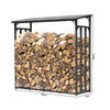 KAMINHOLZREGAL Außen 185x70x185 cm Metall Anthrazit 2,3 m³ / 3,5 SRM - Anthrazit, Metall (185/185/70cm) - QUICK STAR