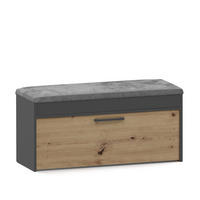 SKŘÍŇ NA BOTY antracitová, Artisan 100/49/35 - antracitová, kompozitní dřevo (100/49/35cm) - RAUMHIRSCH FURNITURE