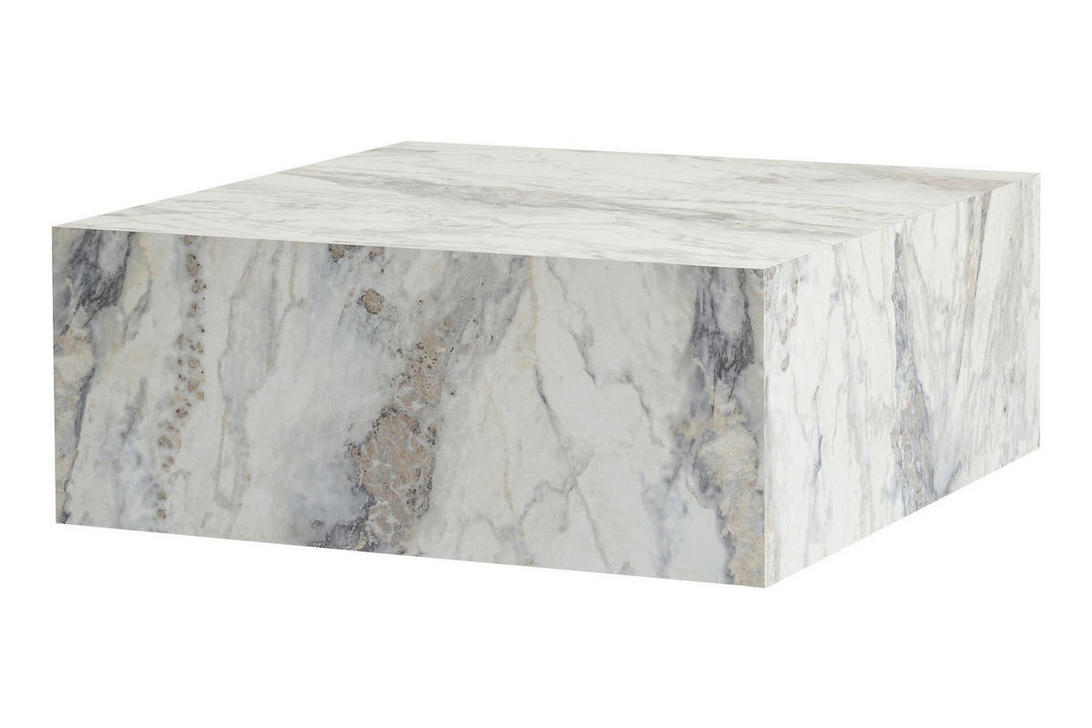 COUCHTISCH prizma Grau - Grau, Holz (90/90/35cm) - Habitat Garten