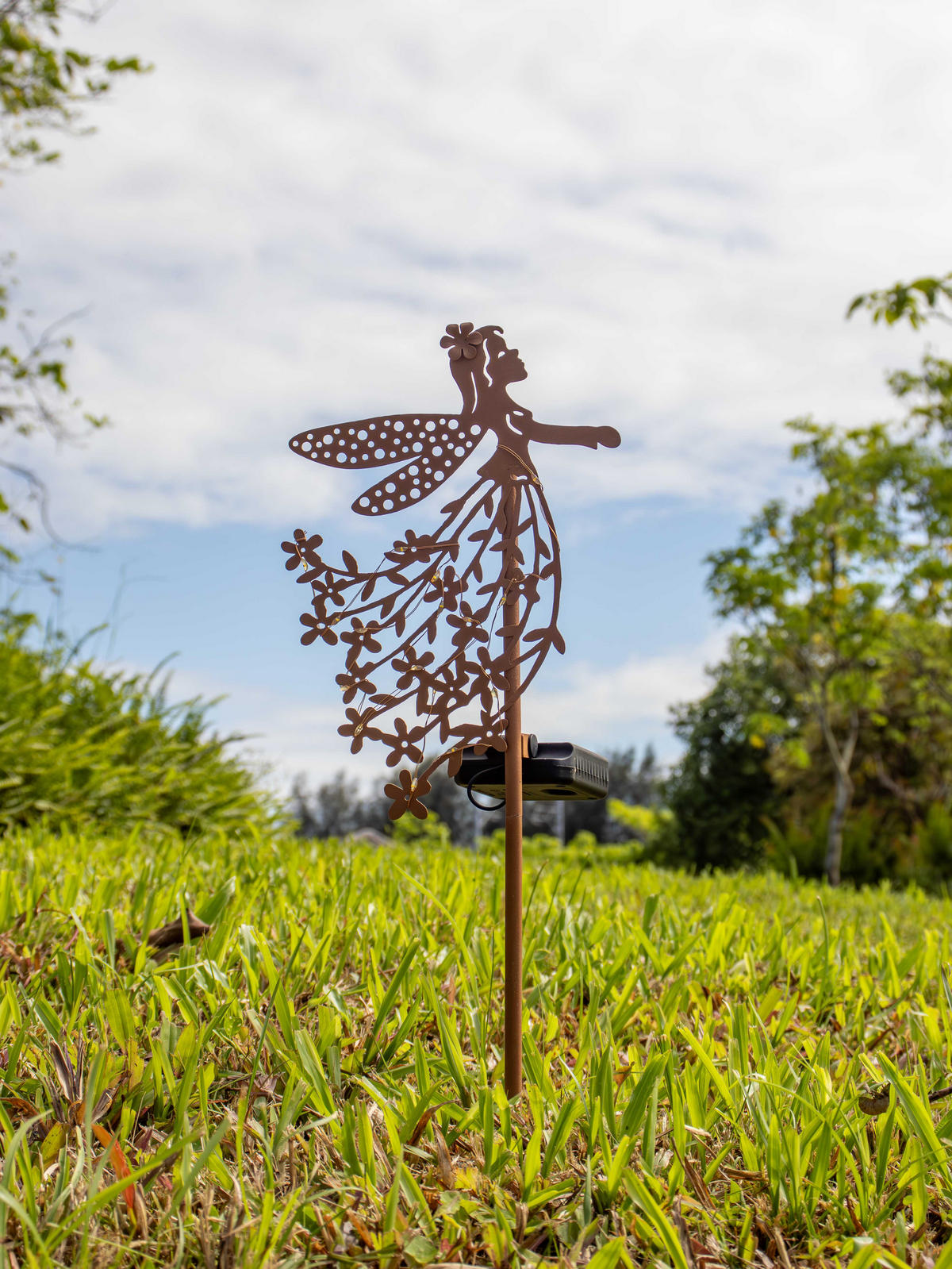 LED-SOLAR-GARTENSTECKER - mit Dämmerungssensor und wetterfestem Design für stilvolle Außenbeleuchtung, 1er-Set - Weiß, Kunststoff (3/17/50cm) - Northpoint