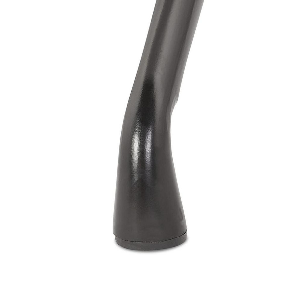 ESSZIMMERSTUHL Stoffbezug Drehbar mit Armlehnen und schwarzem Metallgestell, Schwarz 59x54x80 cm - Schwarz, Textil/Metall (59/80/54cm) - KADIMA DESIGN