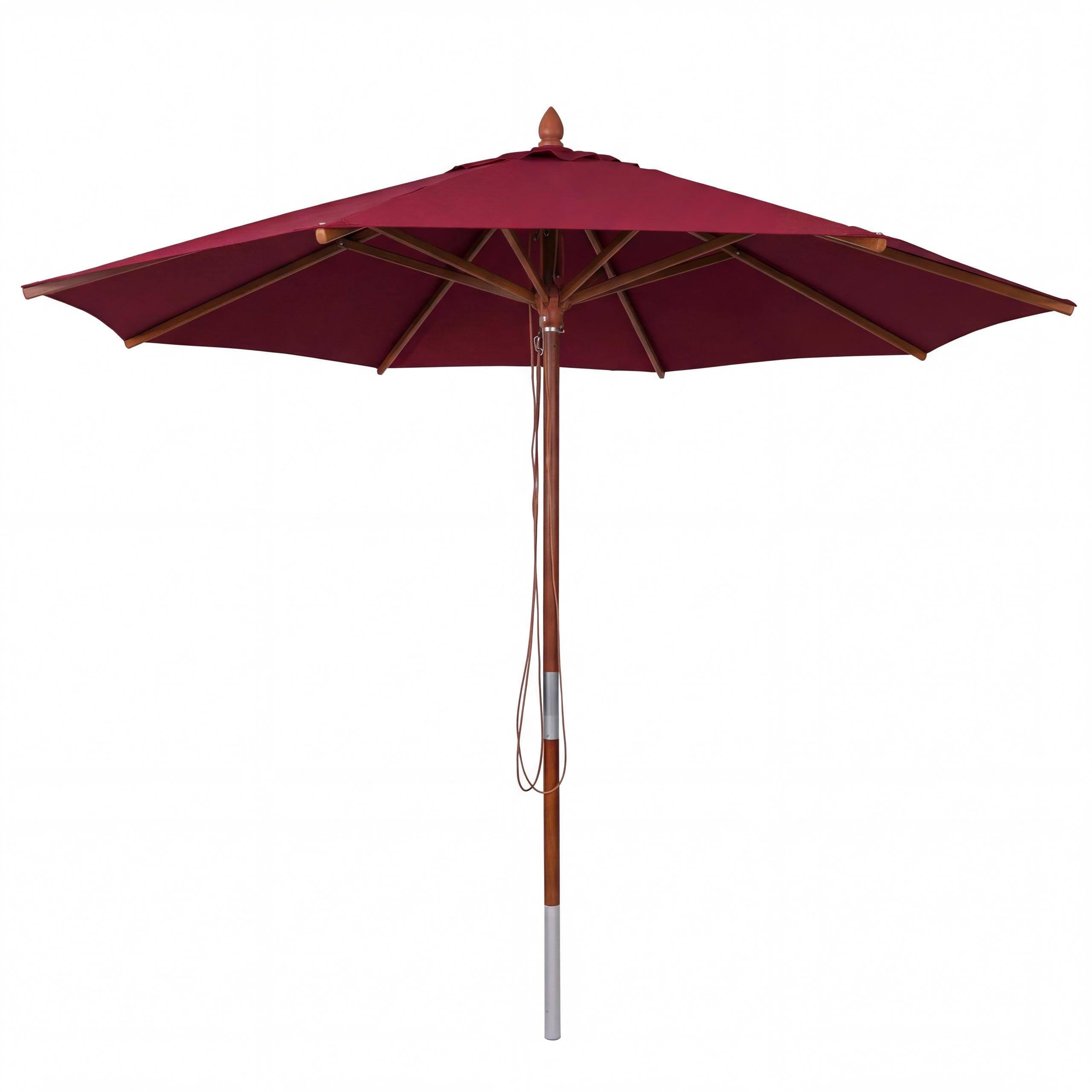 SONNENSCHIRM C57B Bordeaux - Bordeaux, Holz (300/300cm) - MCW
