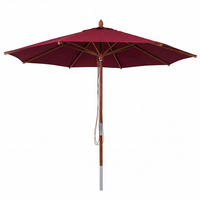 SONNENSCHIRM C57B Bordeaux - Bordeaux, Holz (300/300cm) - MCW