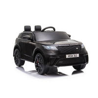 KINDER ELEKTROAUTO Range Rover Velar schwarz EVA-Reifen, LED-Scheinwerfer, Musikfunktion, Batterieanzeige - Schwarz, Kunststoff (108/61/50cm) - Es-Toys
