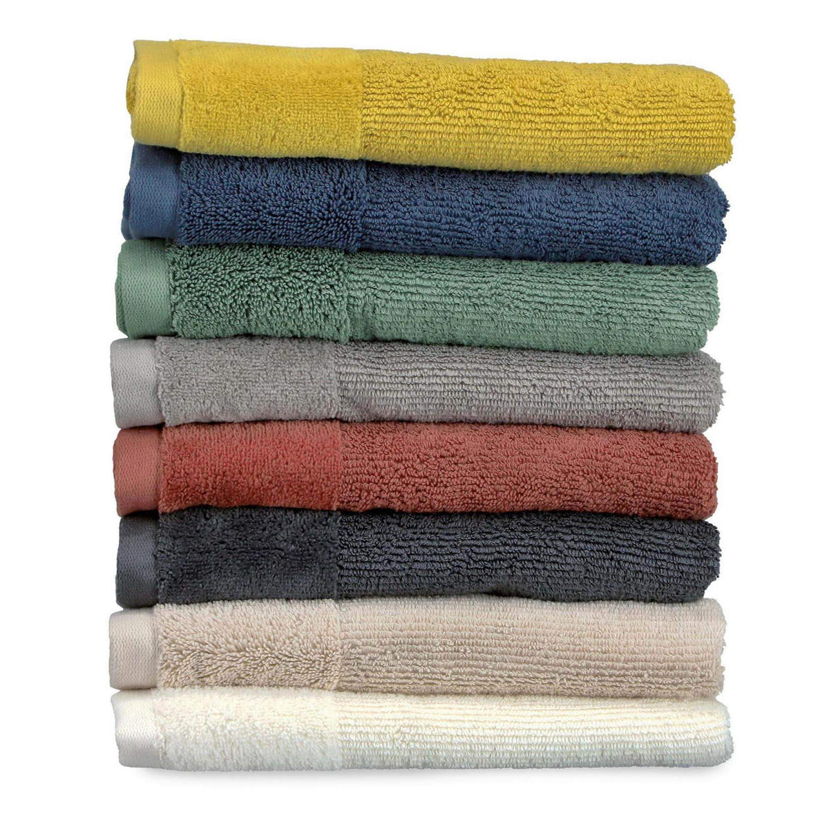 HANDTUCH SENSE - Gelb, Textil (50/100cm) - Schöner Wohnen
