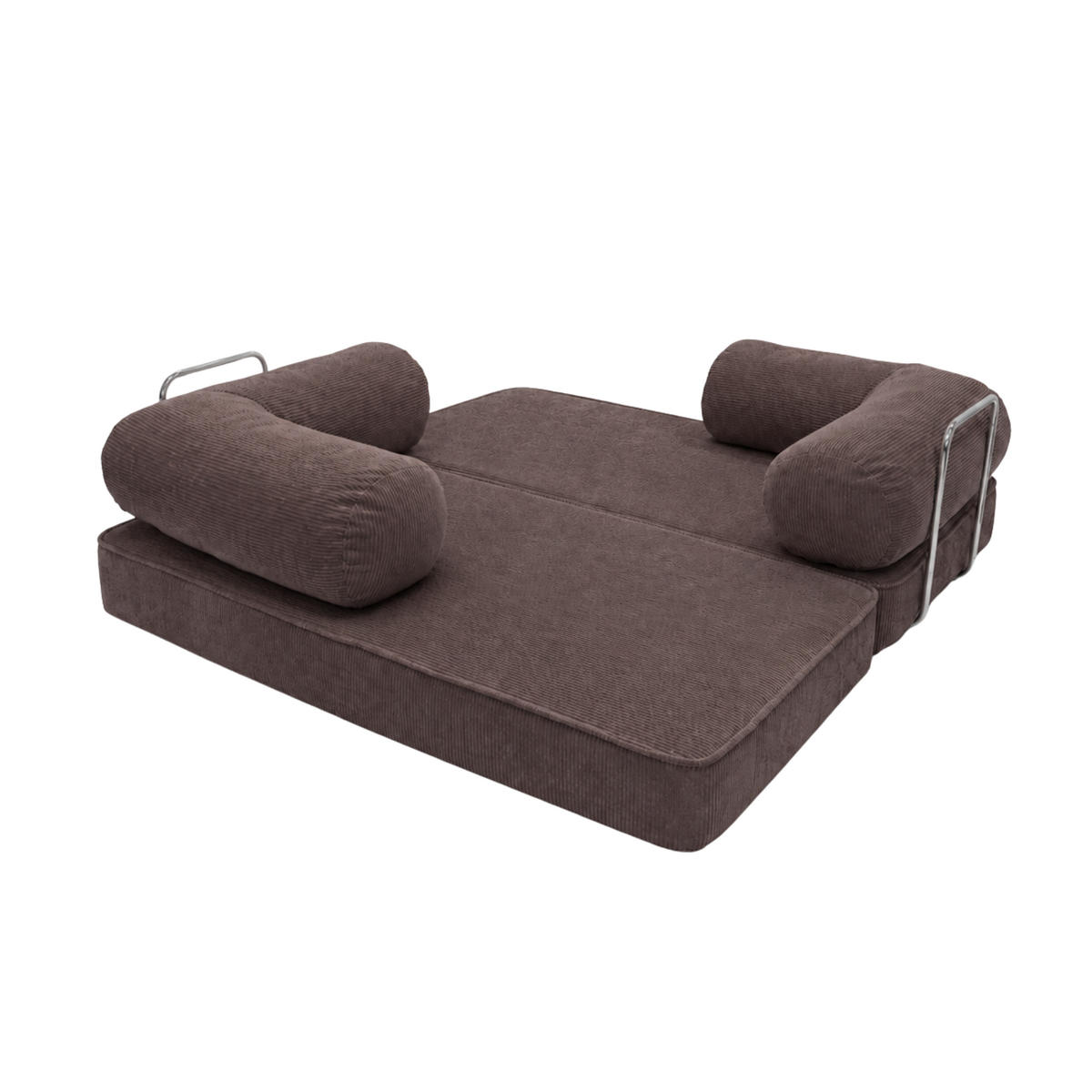 PREMIUM Lounge Sofa mit modernem Komfort Braun - Braun, Textil (200/70/100cm) - SURB