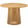 ESSZIMMERTISCH Liv Ø 110/75 cm - Braun, Holzwerkstoff (110/110/75cm) - Happy Garden