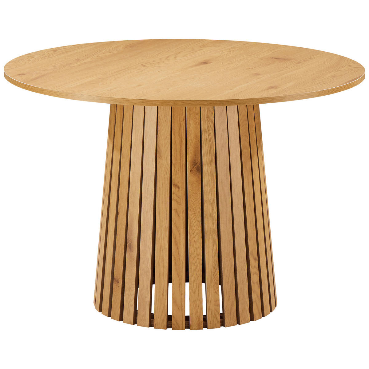 ESSZIMMERTISCH Liv Ø 110/75 cm - Braun, Holzwerkstoff (110/110/75cm) - Happy Garden
